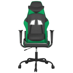 Gaming Stuhl mit Massage Schwarz/Grün