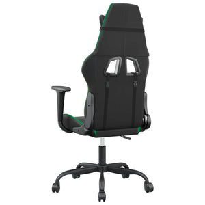Gaming Stuhl mit Massage Schwarz/Grün