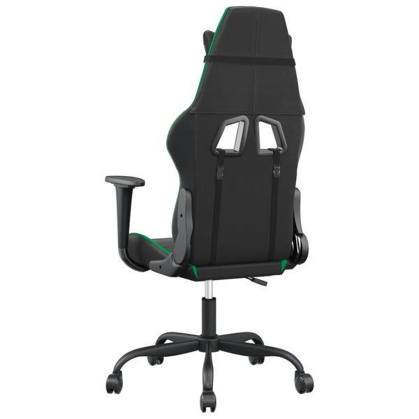 Gaming Stuhl mit Massage Schwarz/Grün