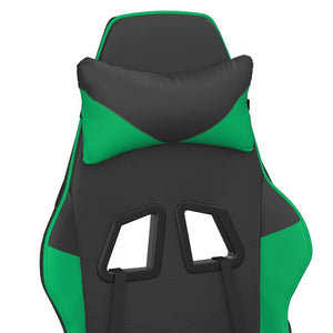 Gaming Stuhl mit Massage Schwarz/Grün
