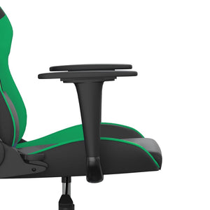Gaming Stuhl mit Massage Schwarz/Grün