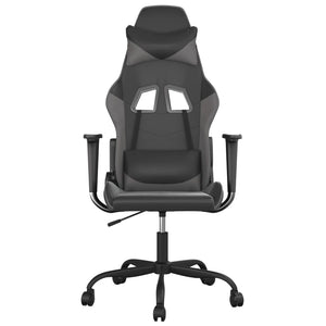 Gaming-Stuhl mit Massage Schwarz/Grau