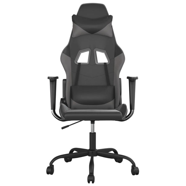Gaming-Stuhl mit Massage Schwarz/Grau