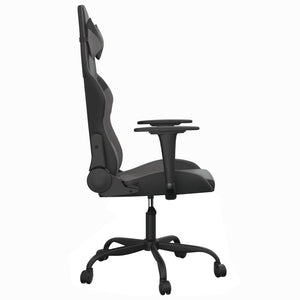 Gaming-Stuhl mit Massage Schwarz/Grau