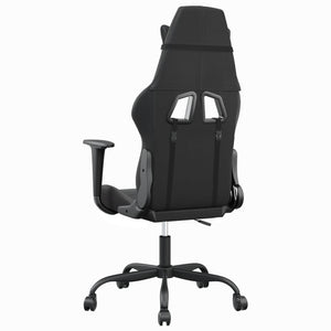 Gaming-Stuhl mit Massage Schwarz/Grau
