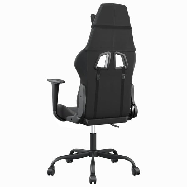 Gaming-Stuhl mit Massage Schwarz/Grau