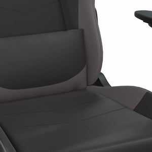 Gaming-Stuhl mit Massage Schwarz/Grau