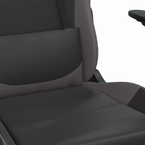 Gaming-Stuhl mit Massage Schwarz/Grau