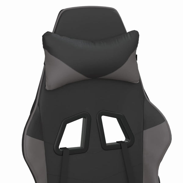 Gaming-Stuhl mit Massage Schwarz/Grau