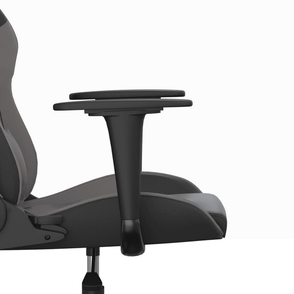 Gaming-Stuhl mit Massage Schwarz/Grau