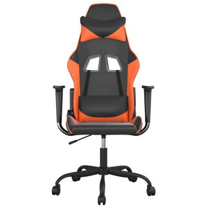 Gaming-Stuhl mit Massage Schwarz/Orange