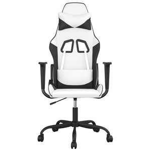 Gaming Stuhl mit Massage Weiß/Schwarz