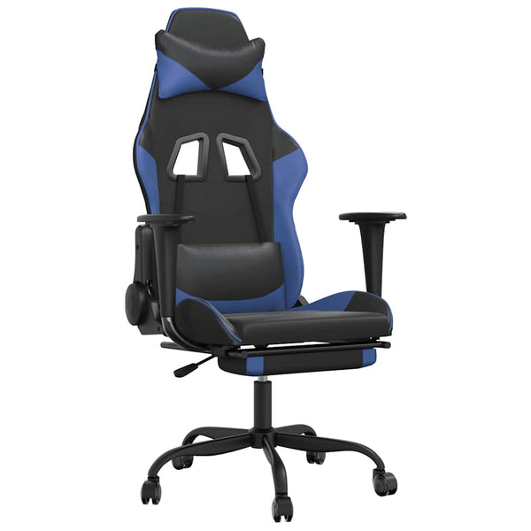 Gaming Stuhl mit Massage & Fußstütze