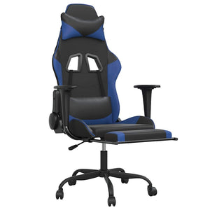 Gaming Stuhl mit Massage & Fußstütze