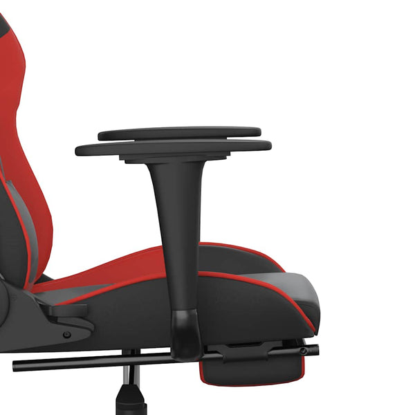 Gaming Stuhl mit Massage & Fußstütze