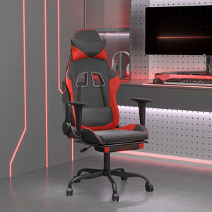 Gaming Stuhl mit Massage & Fußstütze