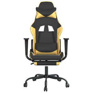 Gaming Stuhl mit Massage und Fußstütze