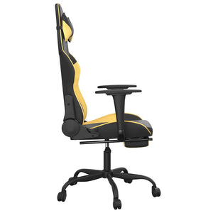 Gaming Stuhl mit Massage und Fußstütze