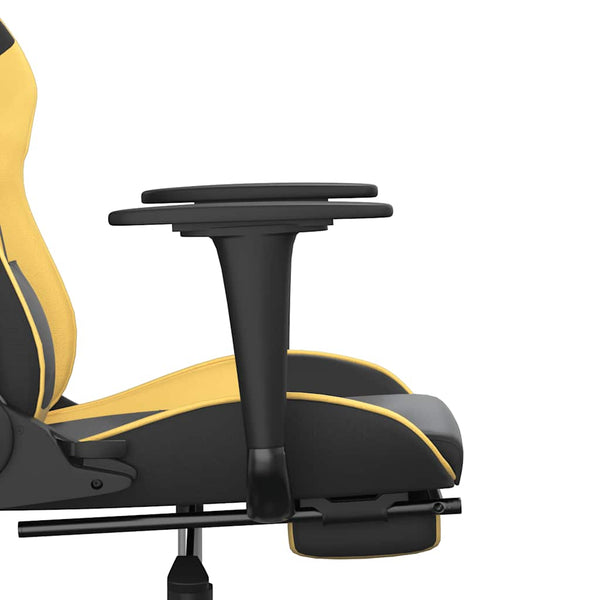 Gaming Stuhl mit Massage und Fußstütze