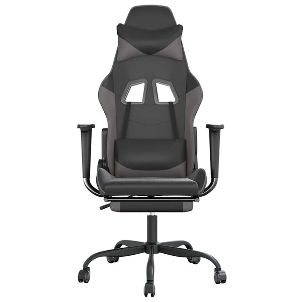 Gaming Stuhl mit Massage & Fußstütze