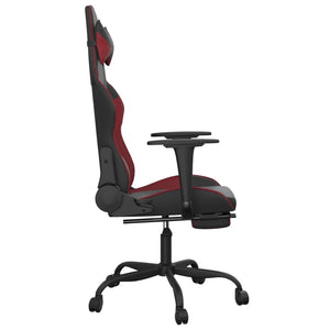 Gaming Stuhl mit Massage & Fußstütze