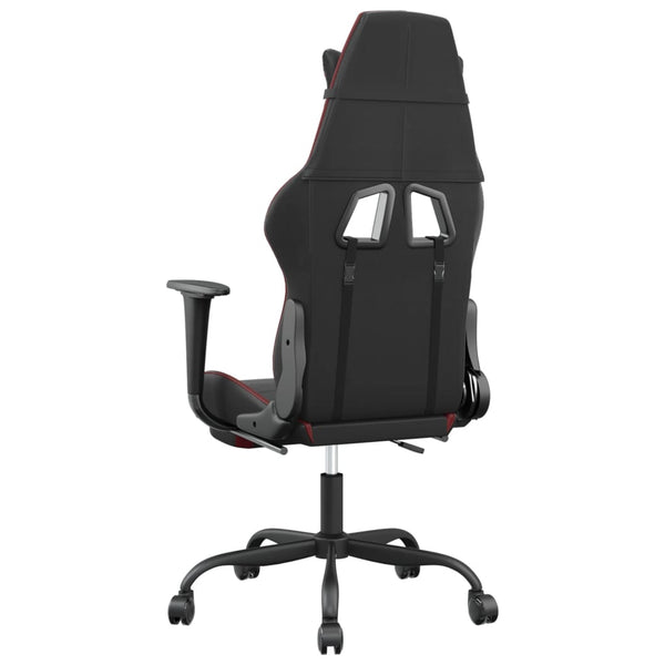 Gaming Stuhl mit Massage & Fußstütze