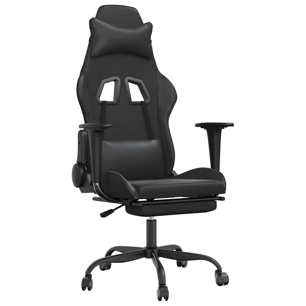 Gaming-Stuhl mit Massage und Fußstütze
