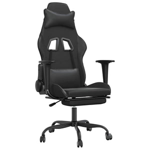 Gaming-Stuhl mit Massage und Fußstütze