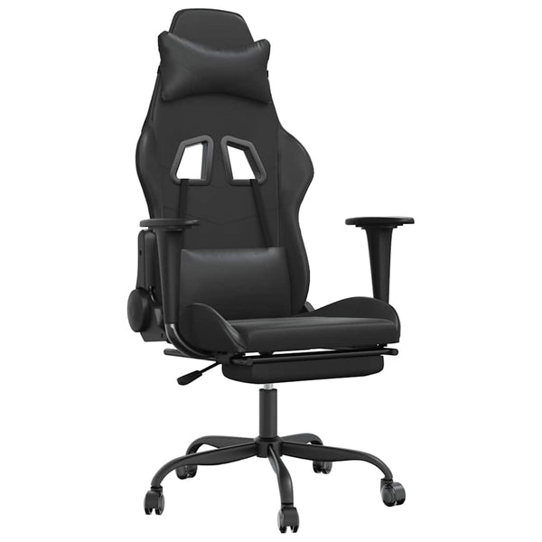 Gaming-Stuhl mit Massage und Fußstütze