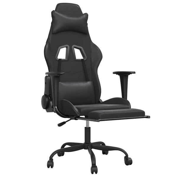 Gaming-Stuhl mit Massage und Fußstütze