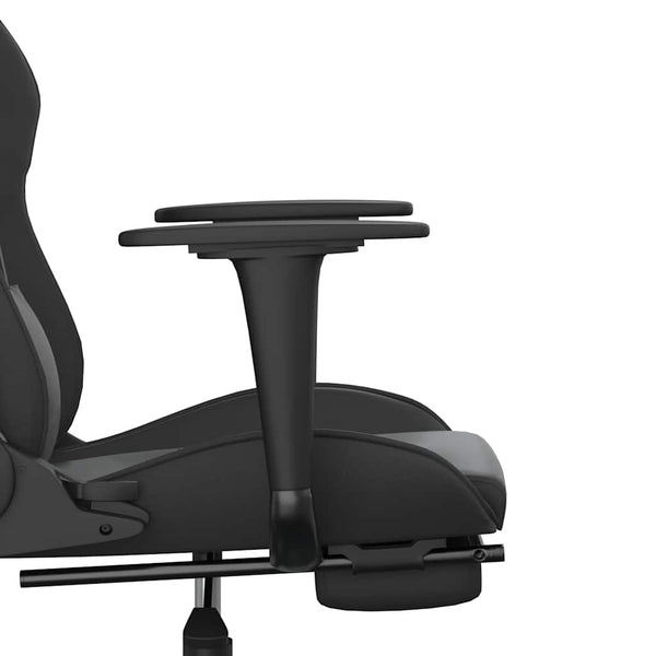 Gaming-Stuhl mit Massage und Fußstütze