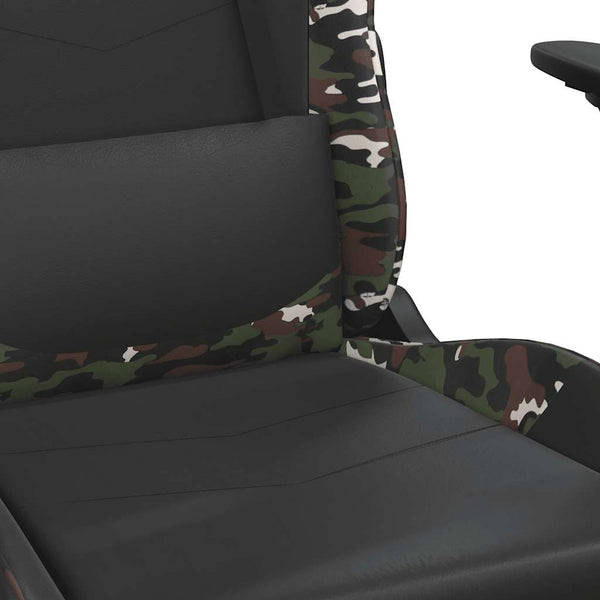 Gaming Stuhl mit Massage & Fußstütze