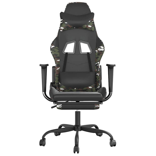 Gaming Stuhl mit Massage & Fußstütze