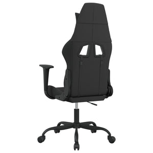 Gaming-Stuhl mit Massage Schwarz/Taupe