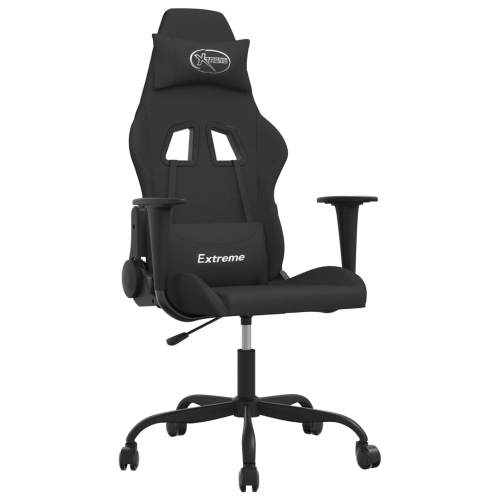 Gaming Stuhl mit Massagefunktion Schwarz