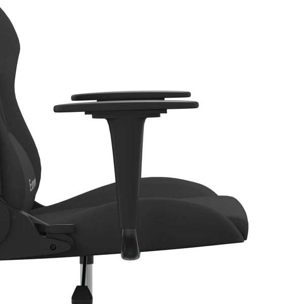 Gaming Stuhl mit Massagefunktion Schwarz