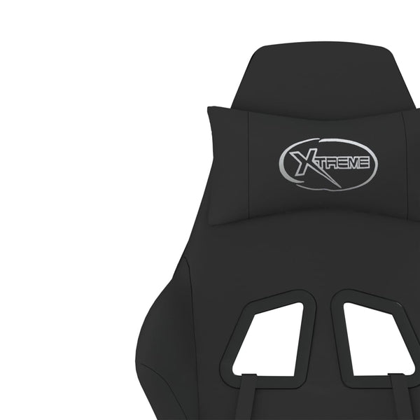 Gaming Stuhl mit Massagefunktion Schwarz