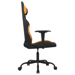 Gaming Stuhl mit Massage Schwarz Orange
