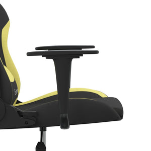 Gaming Stuhl mit Massage Schwarz/Hellgrün