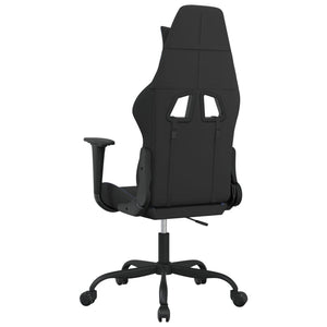 Gaming-Stuhl mit Massagefunktion Schwarz/Blau