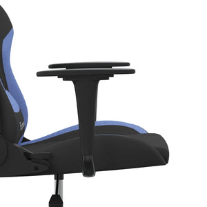 Gaming-Stuhl mit Massagefunktion Schwarz/Blau