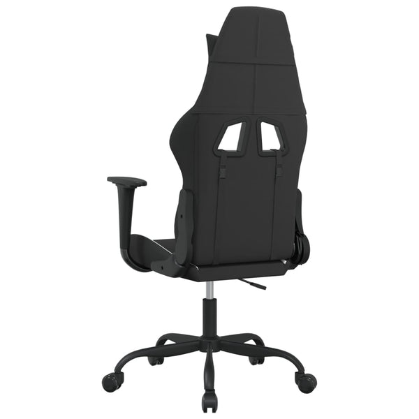 Gaming Stuhl mit Massage Schwarz/Weiß