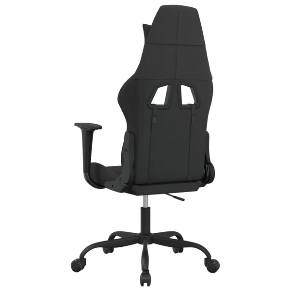 Gaming-Stuhl mit Massagefunktion, Schwarz/Rot