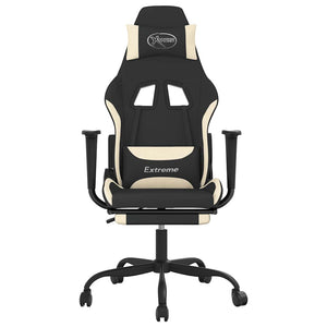 Gaming-Stuhl mit Massage & Fußstütze