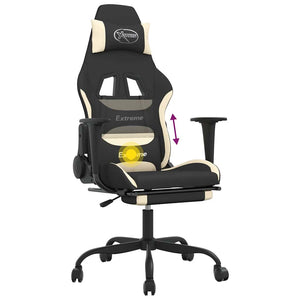 Gaming-Stuhl mit Massage & Fußstütze
