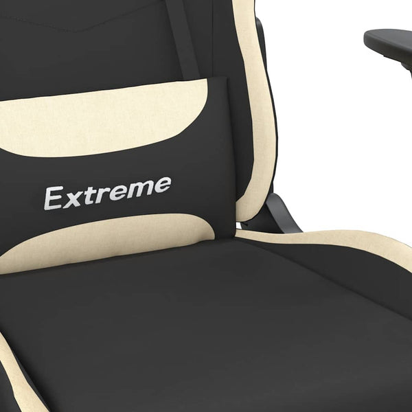 Gaming-Stuhl mit Massage & Fußstütze