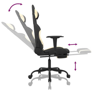 Gaming-Stuhl mit Massage & Fußstütze