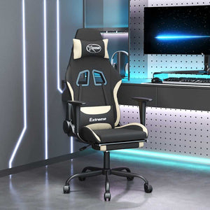 Gaming-Stuhl mit Massage & Fußstütze