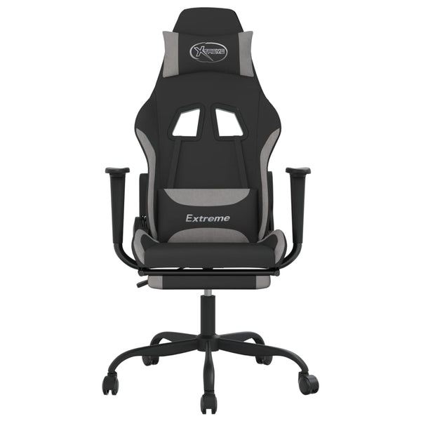 Gaming-Stuhl mit Massage & Fußstütze
