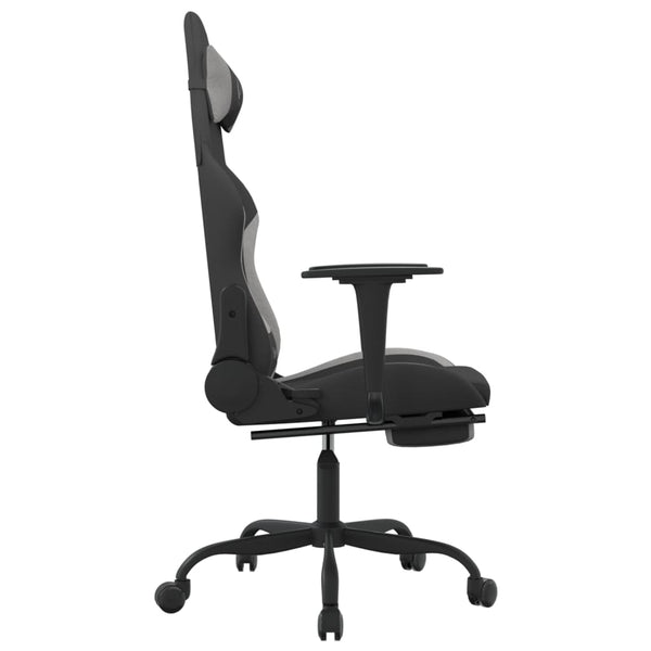 Gaming-Stuhl mit Massage & Fußstütze